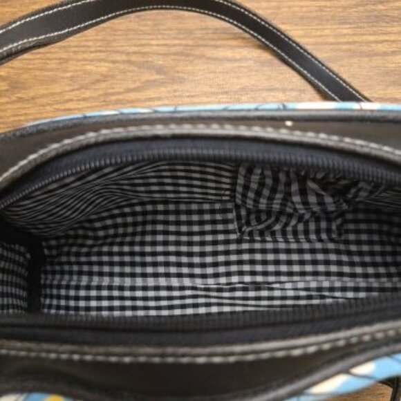 FASHION CITY Women's Graphic Print Shoulder Bag w/Beading - Size Small - Picture 12 of 14